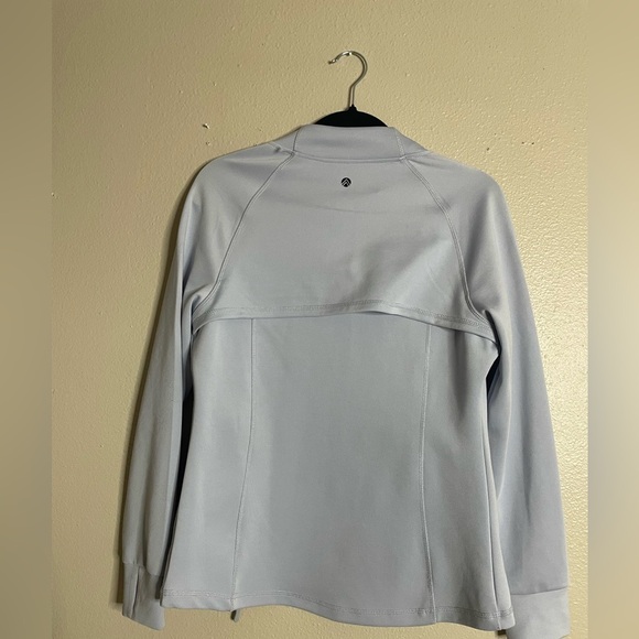 Light Blue Athletic Zip-Up Jacket – Size Small - Picture 3 of 12